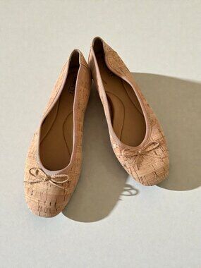 BORN Comfort Cork Finish Ballerina Ballet Flats Size 9